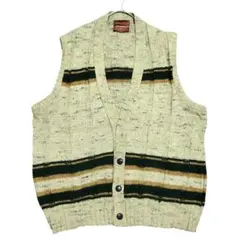 シアーズ KINGS ROAD ニットベスト ヴィンテージ 古着n98①