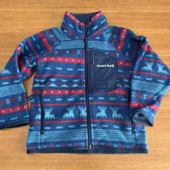 mont-bell フリースジャケット 鹿柄