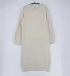 UNIQLO ユニクロ アイボリー ニットワンピース Mサイズ