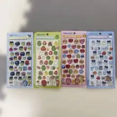 たまごっち3Dステッカーボンボンドロップシール4枚セット　シール交換