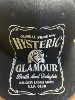 新品NewJeansヘリン着用同色ヒステリックグラマーWHISKY刺繍キャップ紺
