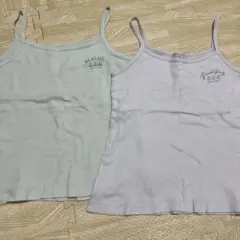 130 女の子 キャミソール 胸2重　綿100