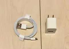 【純正】Apple Lightningケーブルと充電器セット