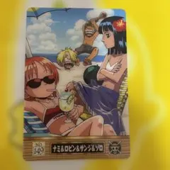 ONE PIECE グミカード ナミ＆ロビン＆サンジ＆ゾロ 2003 원피스