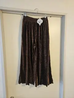 シールームリン新品未使用　ランダムベロアワイドパンツ