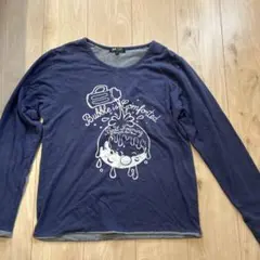 BEAMS HEART ネイビー M 長袖カットソー