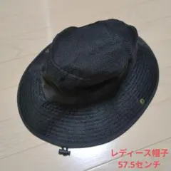 CLOSSHI レディース 帽子 ブラック 57.5cm 黒のサムネイル