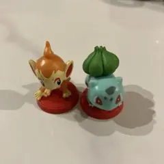 ポケモンチョコエッグ　旅立ちの3匹 フシギダネとヒコザル 2体セット