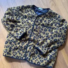 branshes ヒョウ柄 フリースジャケット 140cm