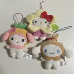 サンリオ キーホルダー 3種 ランダム キティ シナモン マイメロ