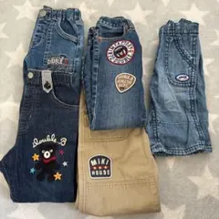 ミキハウス ダブルビー パンツ 4点セット
