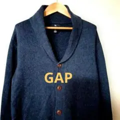 GAPダークブルー ショールカラー カーディガン　カーディガン