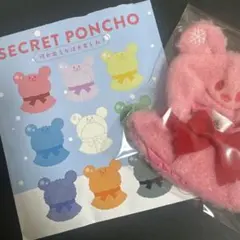 ディズニーストア　シークレットポンチョ　赤　レッド　ユニベアシティ