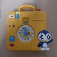 知育玩具 時計のおもちゃ ペンギン