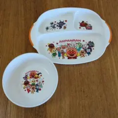 アンパンマン　どんぶり、ランチプレート ２個セット