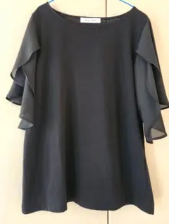 AZUL BY MOUSSY 半袖トップス　チュール袖トップス　Mのサムネイル