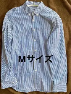 ユニクロ Mサイズ メンズ シャツ ストライプ