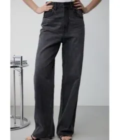 AZUL DENIM ハイウエストワイドデニム