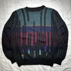 90s JANTZEN 柄ニット USA製 XLのサムネイル