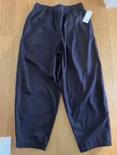【新品タグ付き】GU メンズ バルーンアンクルパンツ ブラック S