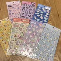 ぷくっとシール サンリオ ボンドロ ダイソー ウォーターシール シール帳