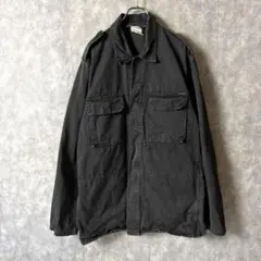 カーハート Carhartt 黒 ミリタリージャケット XXL コットン 古着