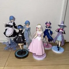 Re:ゼロから始める異世界生活 フィギュア6点