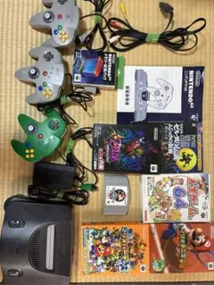 NINTENDO64 本体 コントローラー3つ ゼルダの伝説付き