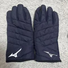 Mizuno 手袋 中綿 Lサイズ ミズノ ネイビー タッチパネル対応のサムネイル