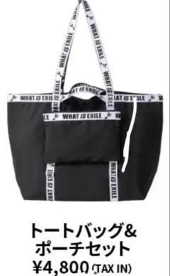 新品・EXILE トートバッグ&ポーチ・フラッグセット