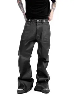 最安値adamas_kronos COATING FLARE PANTS早い者勝 - メルカリ