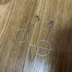 フープ　イヤリング ロングチェーンのサムネイル
