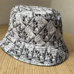 ディズニー　ミッキー　蒸気船ウィリー　バケットハット　帽子