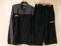 101591　アシックス　ジャージ上下　黒　O