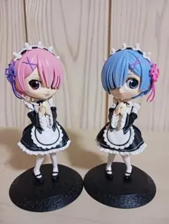 リゼロ Re:ゼロ Qposket レム & ラム フィギュア Aカラー 2体