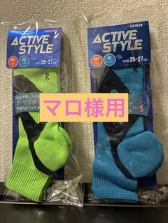 ⭐️新品未使用⭐️GUNZE ACTIVE STYLEアーチサポートソックス 2足