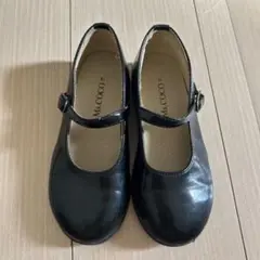 黒いメリージェーンシューズ　18センチ
