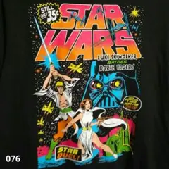 STAR WARS ダースベイダー ルーク 公式Tシャツ 黒 L 古着のサムネイル