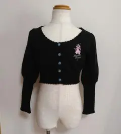 mezzo piano　クロップドカーディガン　M