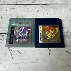 GAMEBOY COLOR ポケットモンスター クリスタルバージョン 金のサムネイル