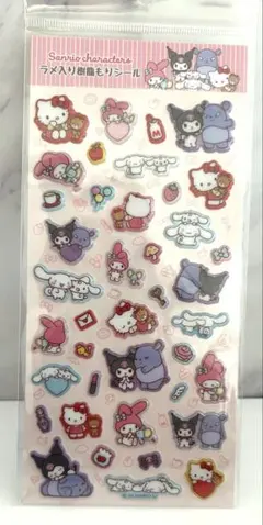 サンリオ ラメ入り樹脂もりシール MIXいつもいっしょ 新品未開封品