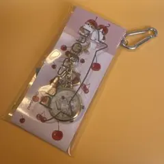 mofusand モフサンド チャーム付きキーチェーンウォッチ イエロー パン