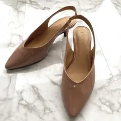 PLST プラステ　エナメル　パンプス　ピンク　ヒール　23.0cmのサムネイル