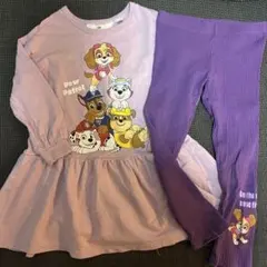 パウパトロール Paw Patrol 長袖カットソーとレギンスセット(H&M)