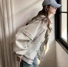 スウェードジャケット ブルゾン