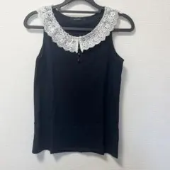 PAGEBOY レース襟 タンクトップ ノースリーブのサムネイル