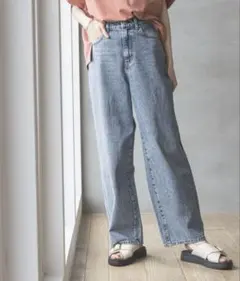 GOODデニムバギーパンツ　Ｓサイズ ブルー