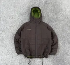 グリーン ダウンジャケット