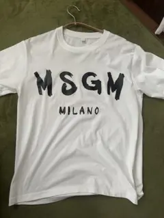 MSGM ホワイト Tシャツ ロゴプリントのサムネイル