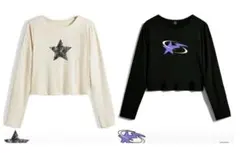 リ*ィ様 【24h以内発送　即購入◎】SHEIN X 長袖トップス 2枚セット